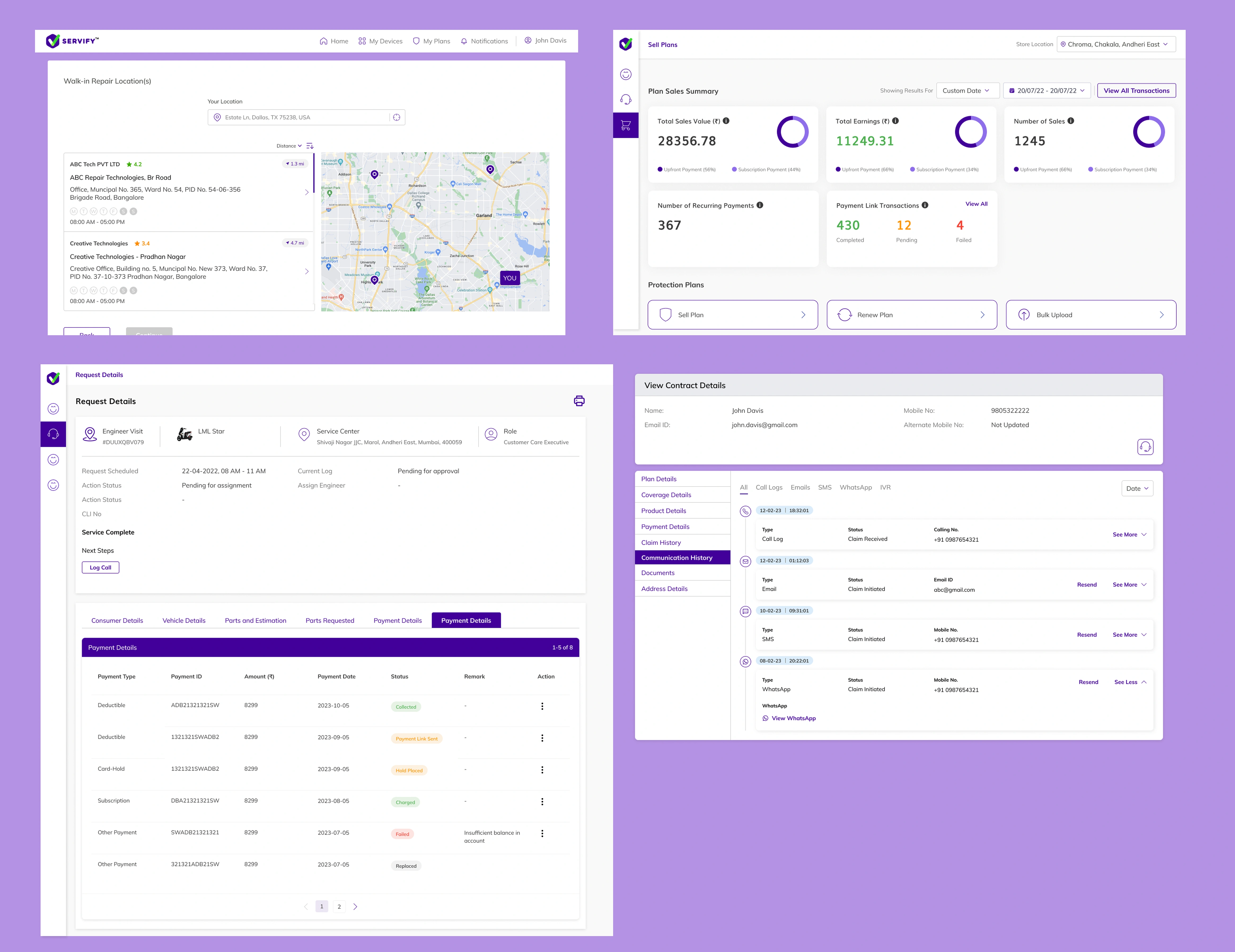 Servify Web App